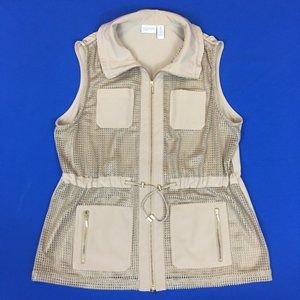 Chico's Lightweight Mesh Vest